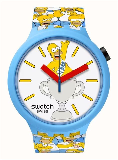 swatch watches homer simpson